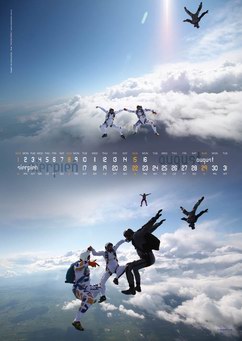 Kalendarz spadochronowy 2010 - sierpień